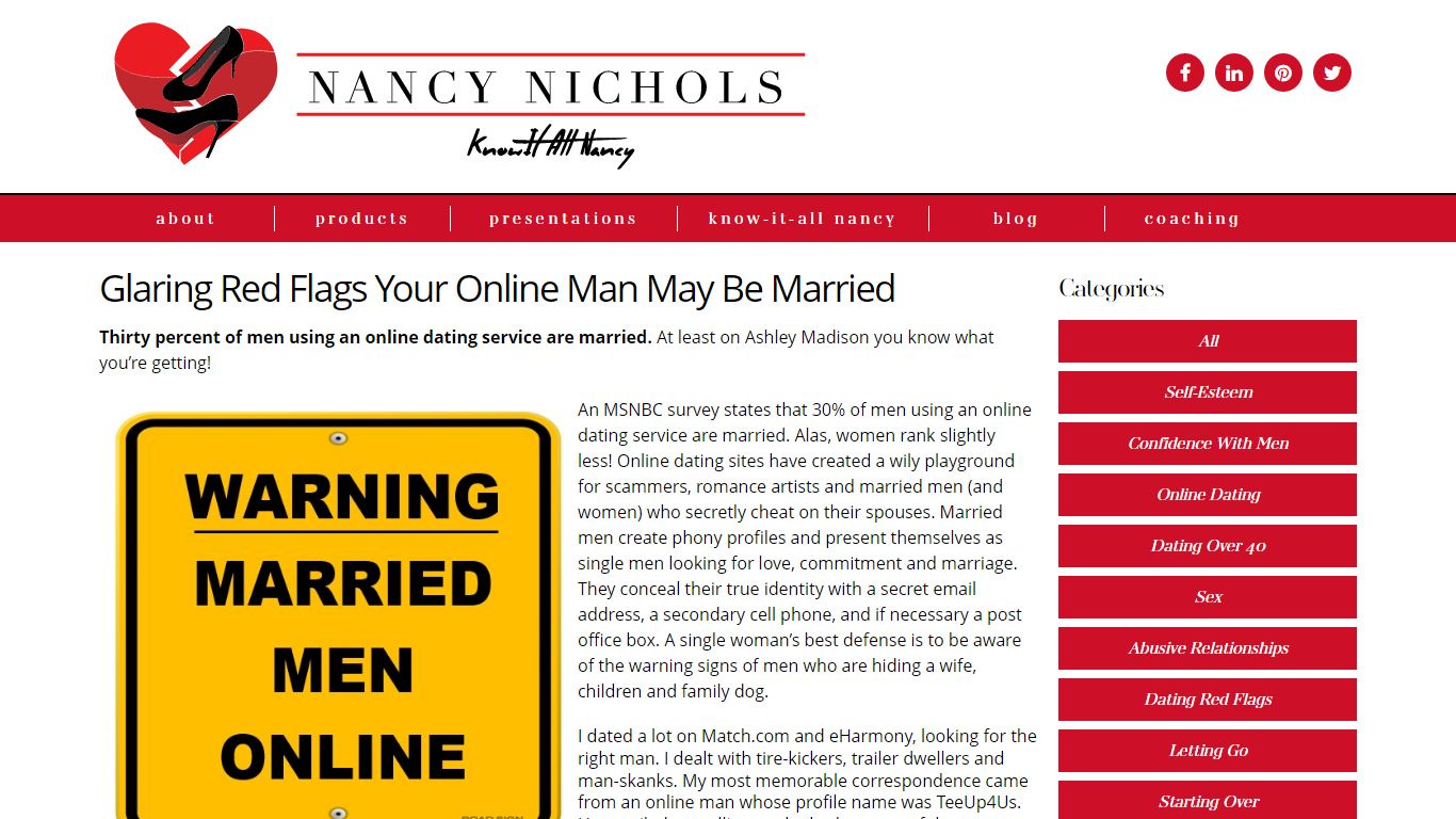 Glaring Red Flags Your Online Man May Be Married